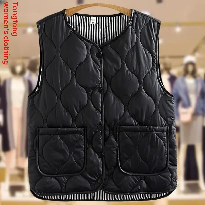 Black [vertical stripes inner vest]]