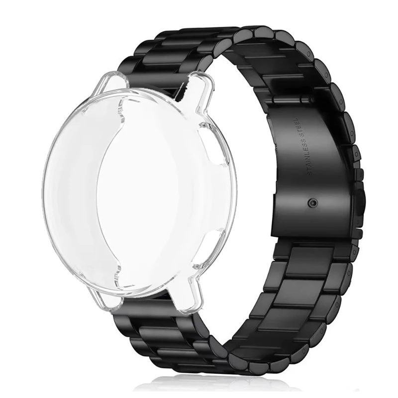 Stainless Steel Strap with Protective Soft TPU Case