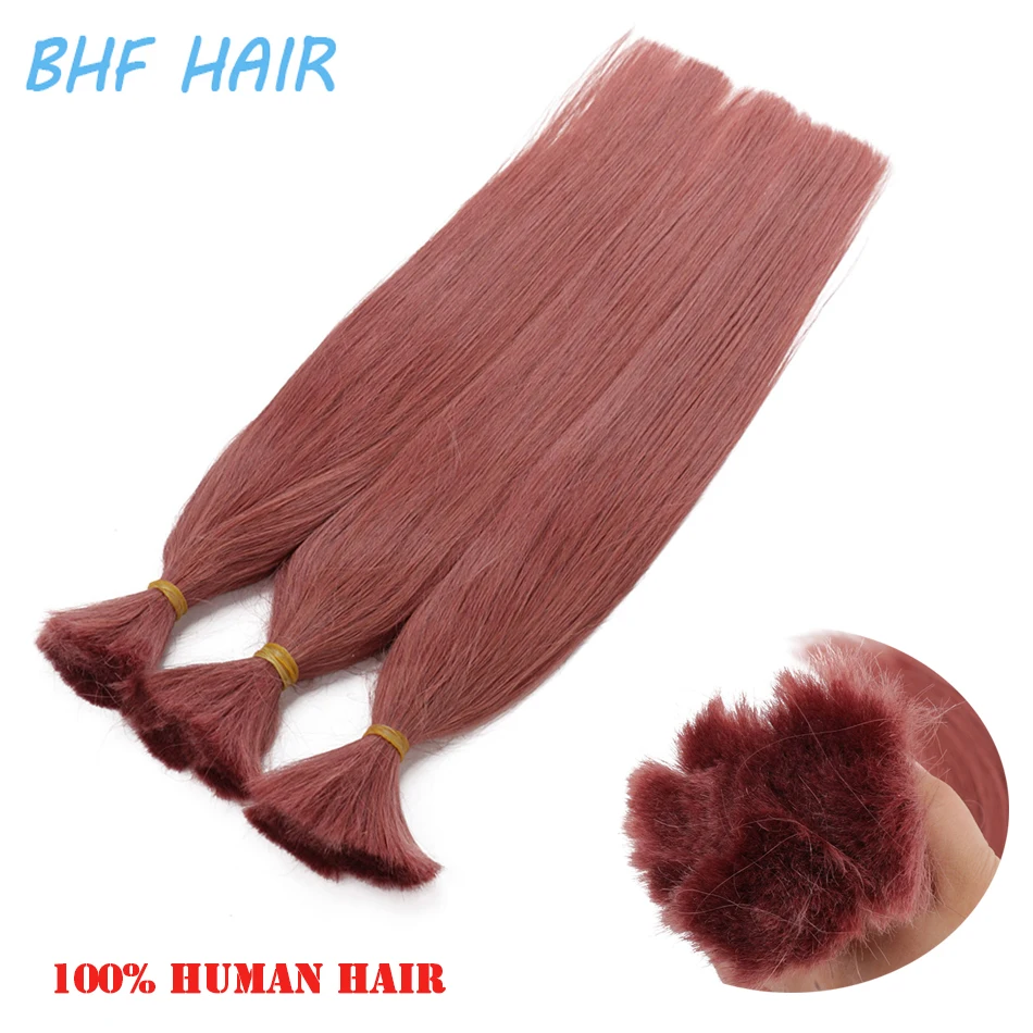 Human Hair Extensions Straight Bulk No Weft 100% Vietnam Remy Human 50g
