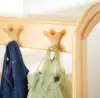 EdQ Dress-up Storage with Bins Natural: Kids Dress Up Rack with Mirror, Shoe Storage Shelf, and Cubbies for Costume and Pretend 2