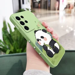 Adorable Baby Panda Phone Case - Cute & Stylish Protective Cover - Galaxy S23 (Light Green)