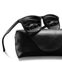 6 шт. модные винтажные квадратные солнцезащитные очки в клетку для мужчин и женщин, роскошные брендовые дизайнерские солнцезащитные очки для рыбалки и вождения, очки в стиле ретро UV400 — изображение 2