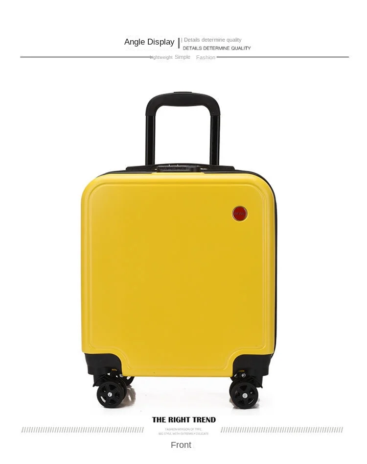 Grande Capacidade Rolling Mala, Student Trolley Case,