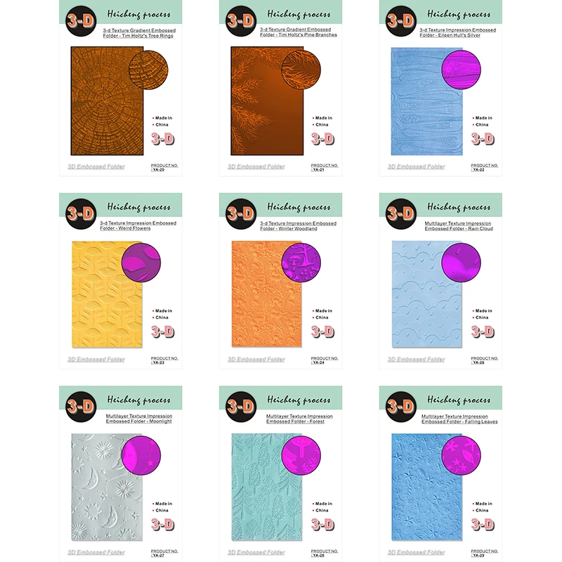 2022TheLatest3dEmbossedPlasticEmbossedFoldersAreUsedForCard