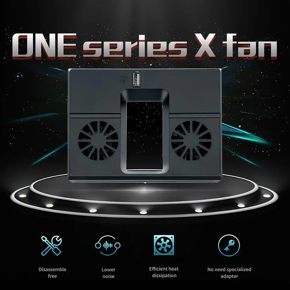 Console Cooler Fan Internal Repair Parts Rear Cooling Fan for XBOX Series X Host Side Mount Vertical Cooler Heat Sink