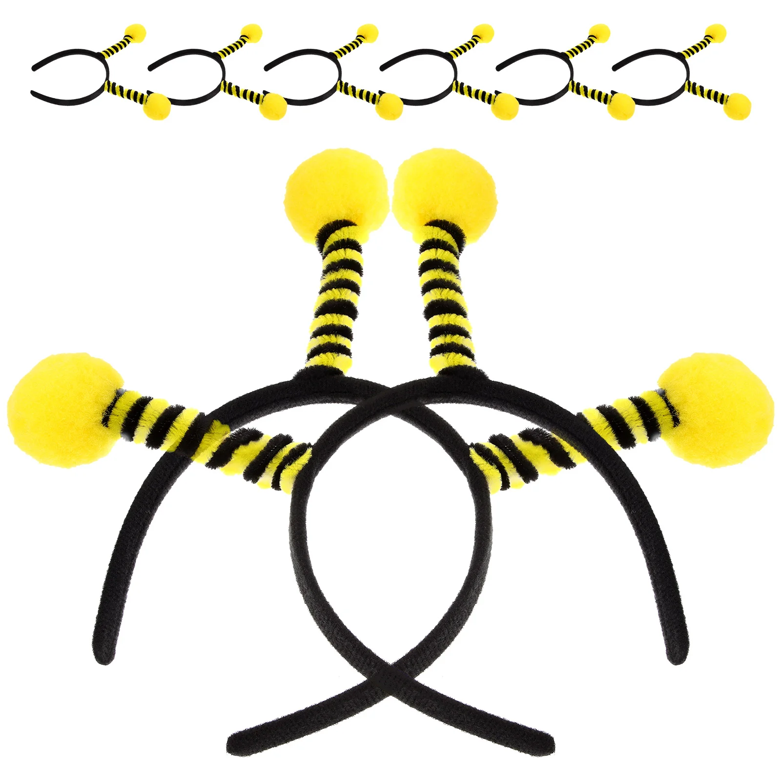 

8 Pcs Headpones Bee Hair Hoop Masquerade Party Cosplay Headdress Accessories Tentacle Headwear
