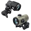 Tactical Eotech G33 G43 G45 Sight Fixed 3X 5X Magnifier Scope With Switch to Side Quick Detachable QD Mount For Airsoft Hunting 4