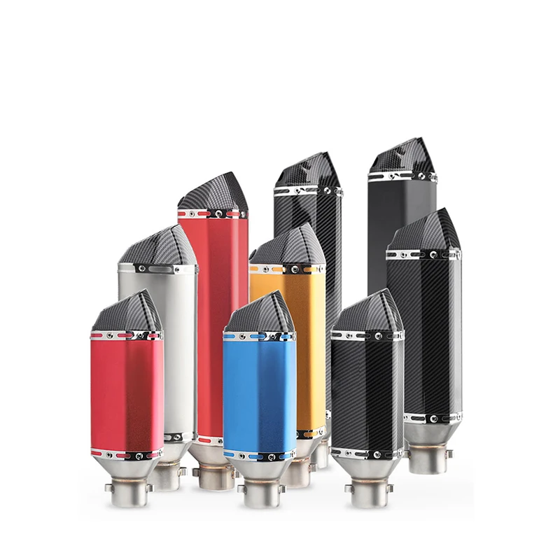 DUPANQ мотоциклетный глушитель, универсальный хорошее качество, материал из углеродного волокна для Nmax Tmax530 Msx125 GSR600