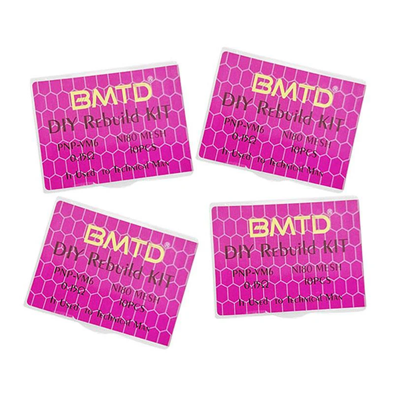 

10pcs/set Mesh Coil for PNP-VM6 NI80 Mesh Coil 0.15Ω Resistance DIY Rebuild Kit Replacement Evaporator Tool Kits