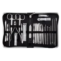 Manicure Set Stainless Steel Nail Clippers Dead Skin Scissor Cleaning Grooming Cuticle Nipper Nail Tools Kit 1