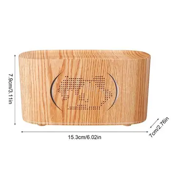 Quiet Operation 160ml Aromas Diffuser with Simulated Flame Desktop Humidifier 517C 1
