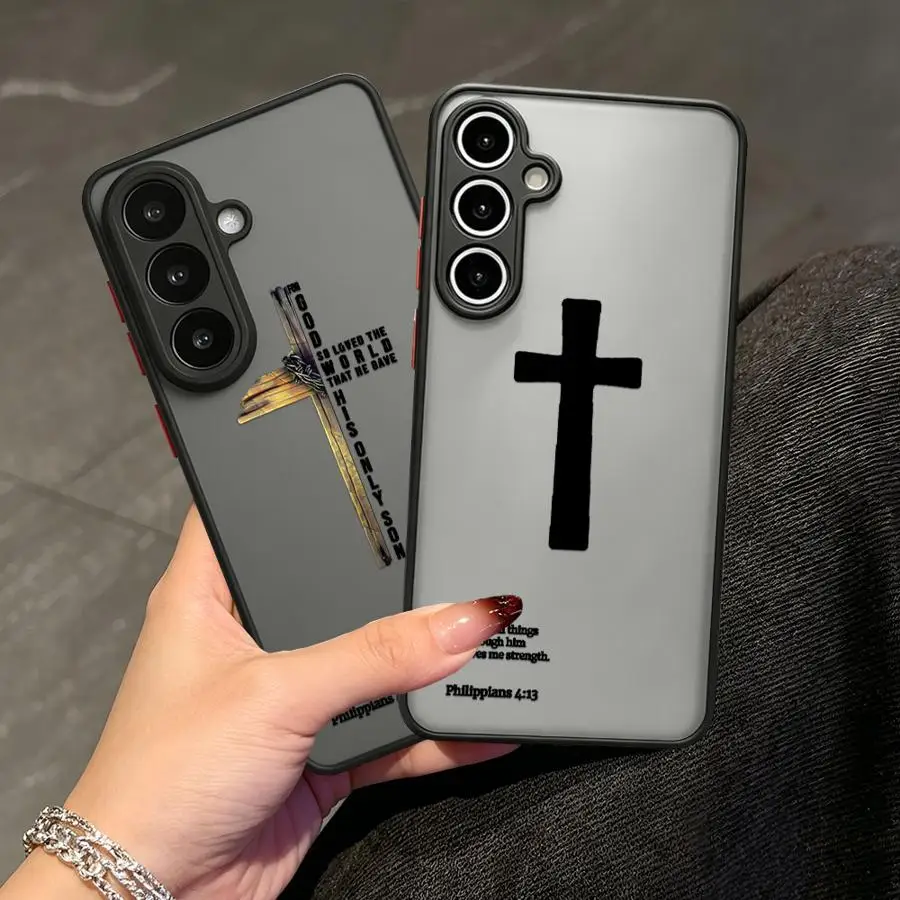 Stylish Cross Pattern Art Print Phone Case Cover