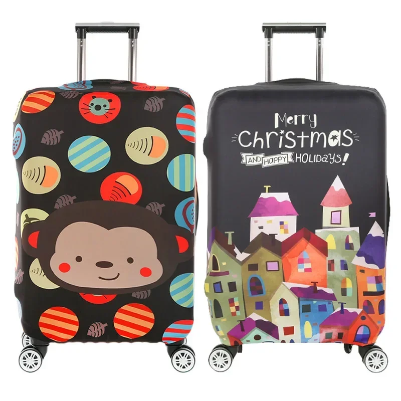 Luggage Cover Elastic Travel Trolley Suitcase Protective Baggage Cover Cartoon Suitcase Child Cartoon Travel Accessories