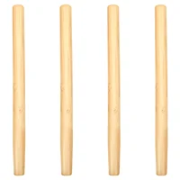 4pcs Wooden Handles Replacement Handle Wood Tool Handle for Sickles Shovels Hoes axe handle replacement 1