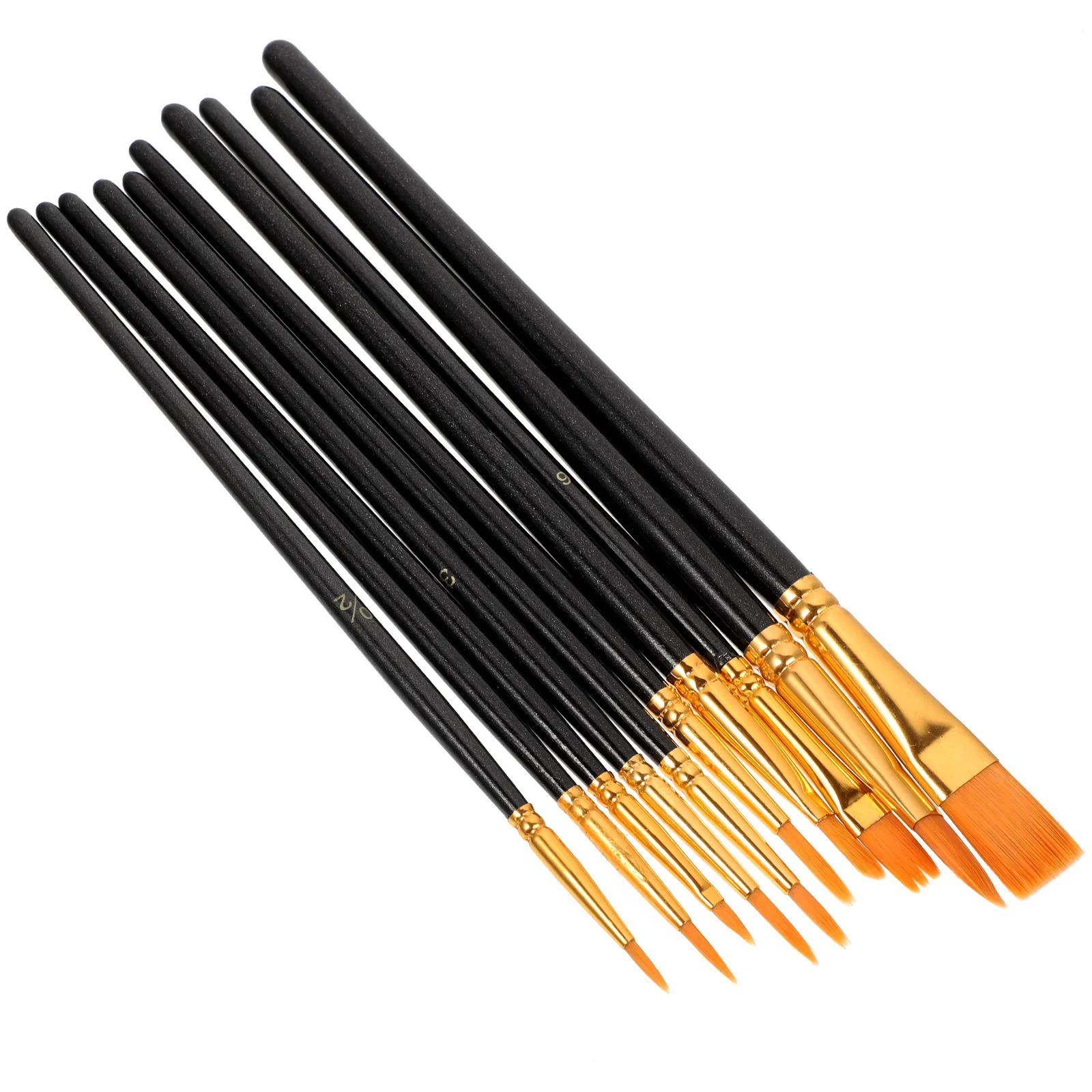 Portable Paint Brush Student Brushes for Acrylic Painting Bulk Artist Wood Oil Paintbrush 7 pcs paint brushes portable elastic different brush heads acrylic watercolor oil painting tool artist beginners professionals