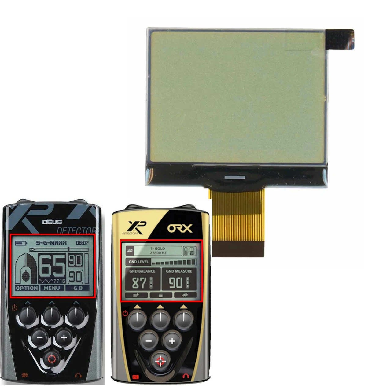 Nuovo Display Lcd Per Xp Deus 22 X35 Orx