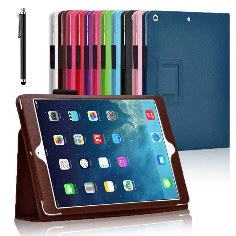 Capa Flip para Ipad 10.2 7ª 8ª 9ª Geração Capa Ipad A2197 A2270 A2428 A2602 Capa de Couro pu Ipad 10.9 Mini Pro 11 Funda