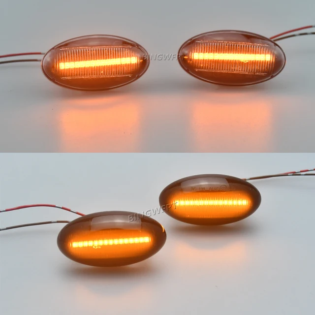 LED Dynamic Turn Signal Side Marker Light Blinker Light For Peugeot 307 206 407 107 607 1007 For Citroen C1 C2 C3 C5 C6 5