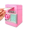 Money Box Piggy Bank ATM Password Automatic Electronic Piggy Cash Coin Saving Box ATM Bank Safe Box Deposit Banknote Gift 5