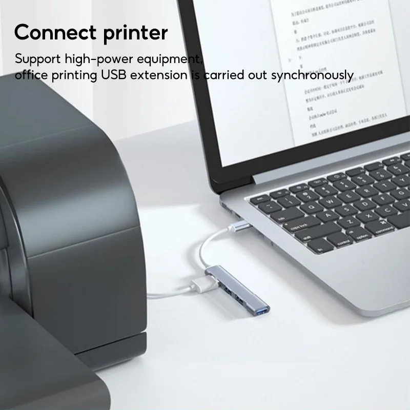 TBTIC USB C HUB 3.0 Type C 3.1 4 Port Multi Splitter Adapter OTG for Xiaomi Macbook Pro 13 15 Air Pro PC Computer Accessories