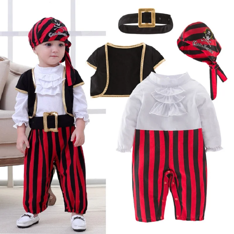 Umorden Toddler Baby Boys Purim Halloween Costumes Cosplay Cowboy Astronaut Pirate Occupation Role Play Outfit Fancy Dress Up cosplay jumpsuit kids cosplay costume cowboy costume