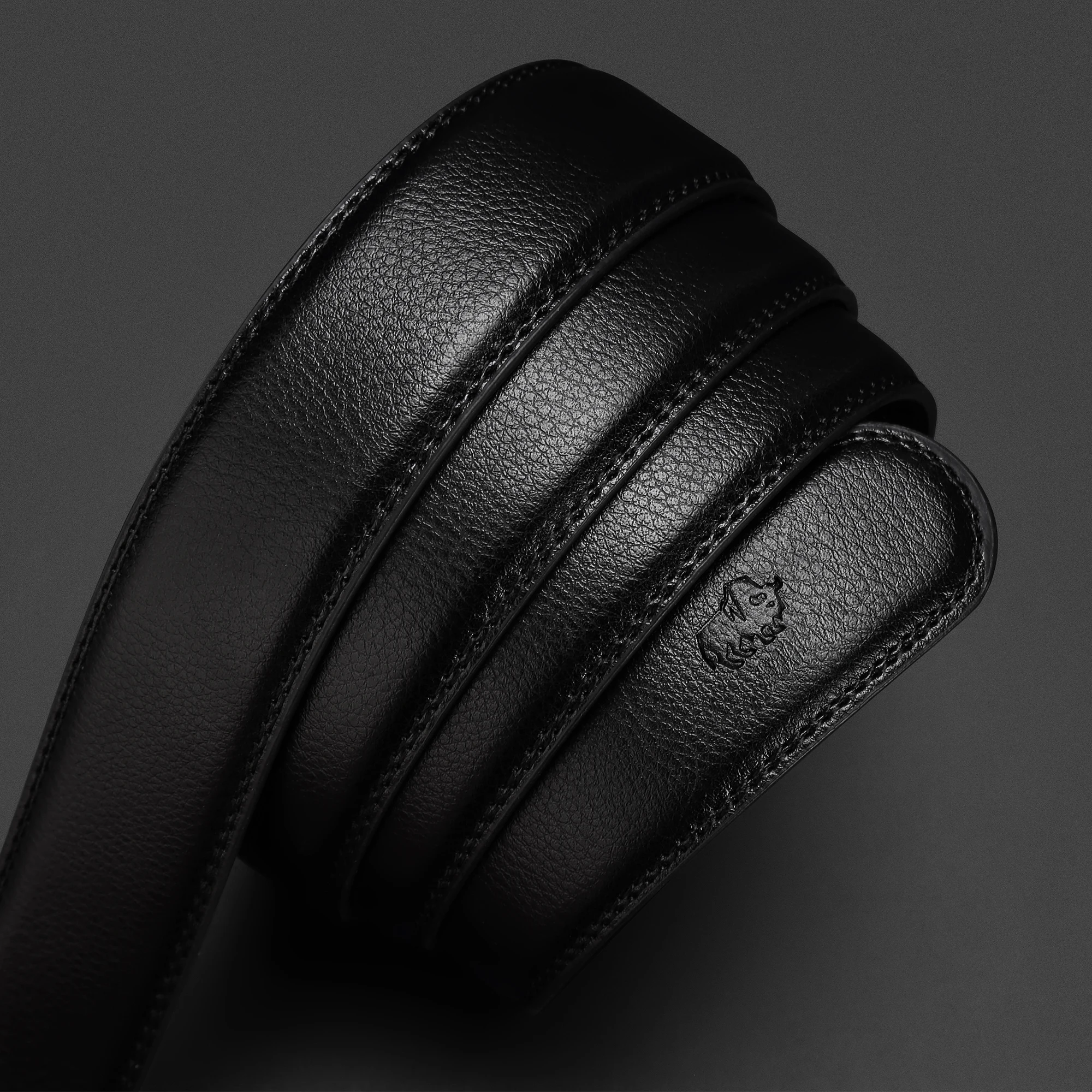 BISON DENIM Genuine Leather Luxury Men's Fashion Belt