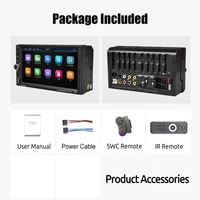 ESSGOO Autoradio Universel Double 2 DIN 7 Pouces Écran Tactile HD CarPlay Sans Fil Android Auto Bluetooth 5.0 USB AUX TF Égaliseur Mirror Link Commande Volant Type C SD Lecteur MP5 6