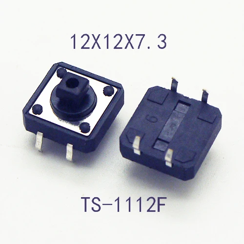 Description Picture 2 of item10Sets 12x12x10mm Tact Switch With Plastic Caps Momentary Tactile 4PIN SMT DIP Push Button Switch Micro Key Button