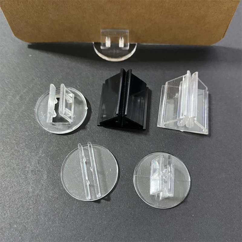 20PCSLot5stylesTransparentPlasticStandCardBaseforBoardGames