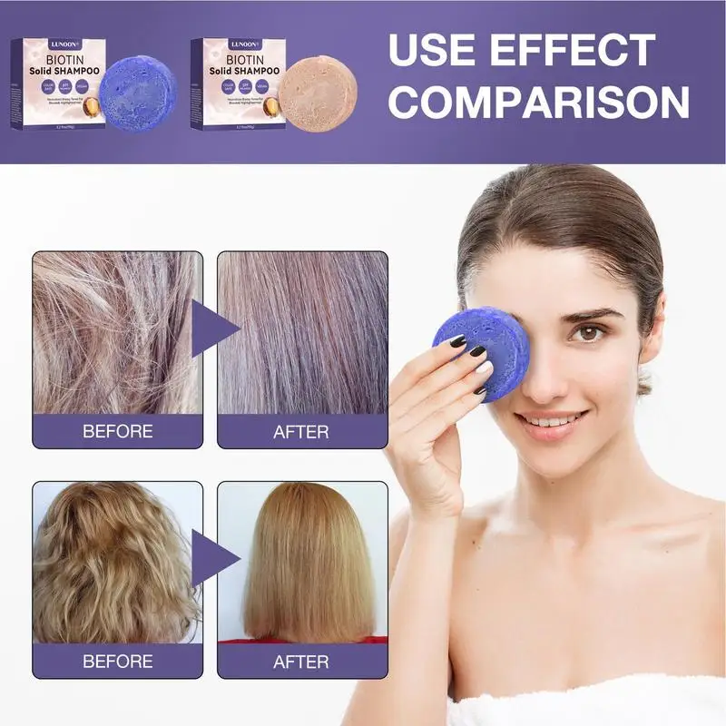 PurpleHairSoapBrighteningPurpleConditionerBarForBlondeAnd