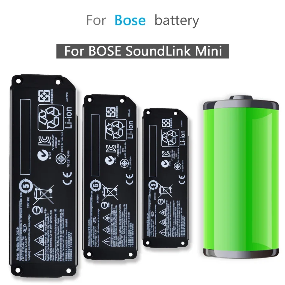 Batteria 061384 2230Mah Per Altoparlante Bluetooth Bose Soundlink Mini I