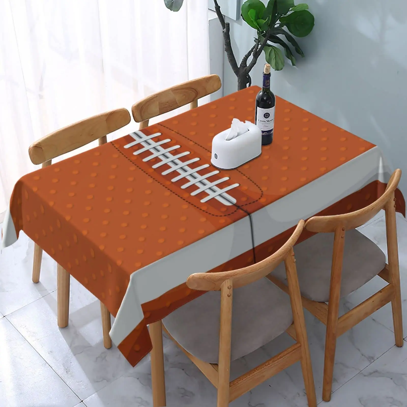 

Rectangular table waterproof table cloth Picnic table cloth 54 x 72 inch washable camping table cloth polyester