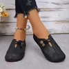 Women Shoes  Brand Designer Shoes Woman Square Toe Japanned Leather Flats Vintage Narrow Band Loafers  Luxury Shoes for Women 6