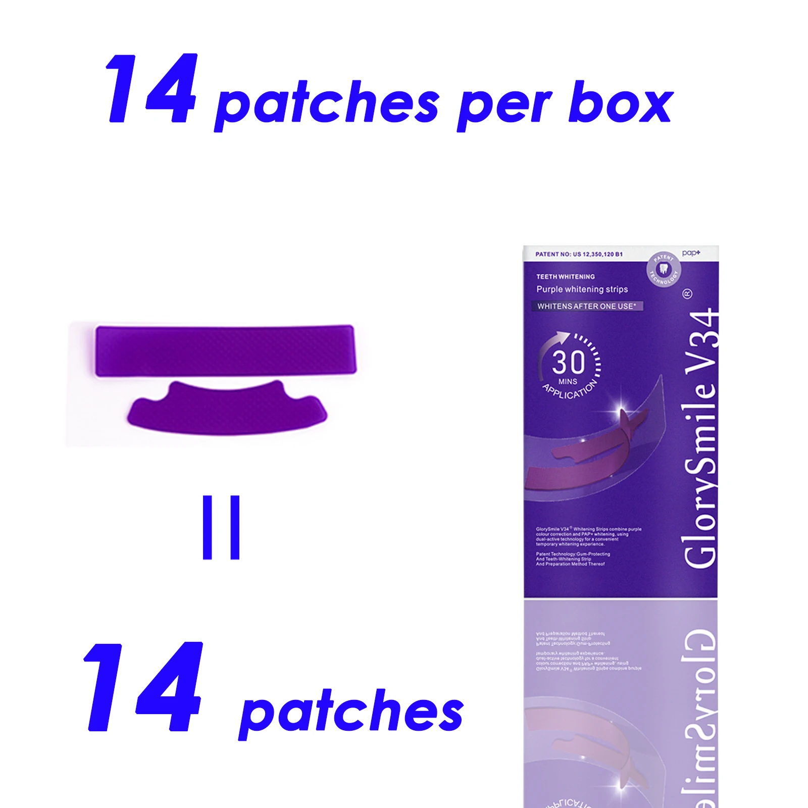 14 patches per box