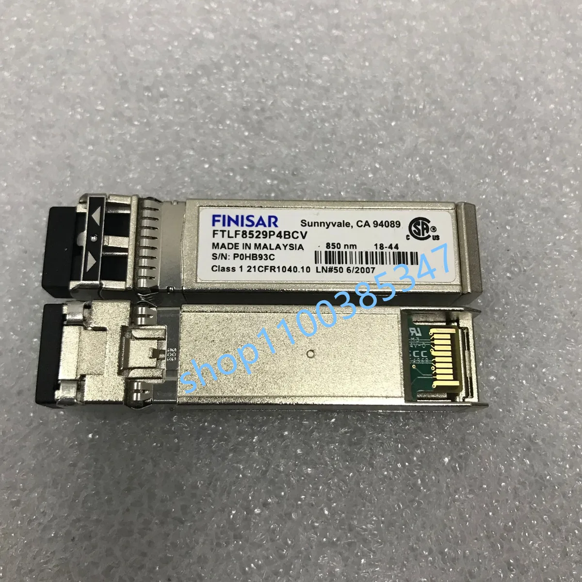 Finisar 16gb SFP switch module/FTLF8529P4BCV/16Gb 850nm SW FC 16G fibre channel card module/16G Switch port module