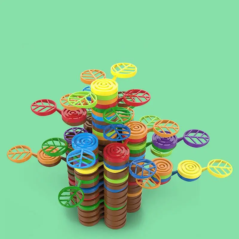 

Строительные блоки для штабелирования деревьев, пазл с балансом, веселая образовательная деятельности, сборные блоки, развивающие игрушки для детей и взрослых