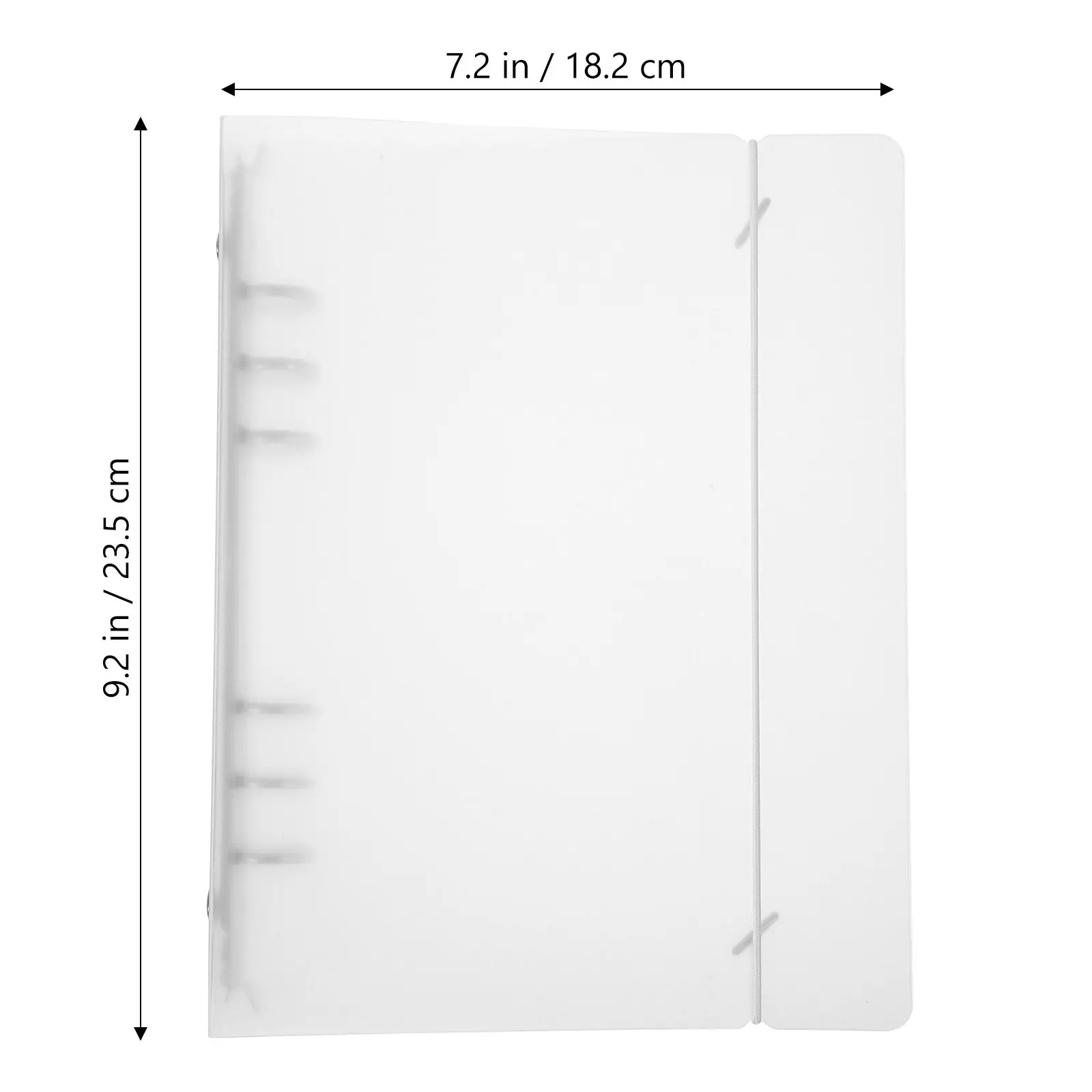 2Pcs A7 서스펜션 파일 폴더 문서 용 투명 바인더 종이 보관 데스크탑 주최자 휴대용 파일 홀더 미적 귀여운