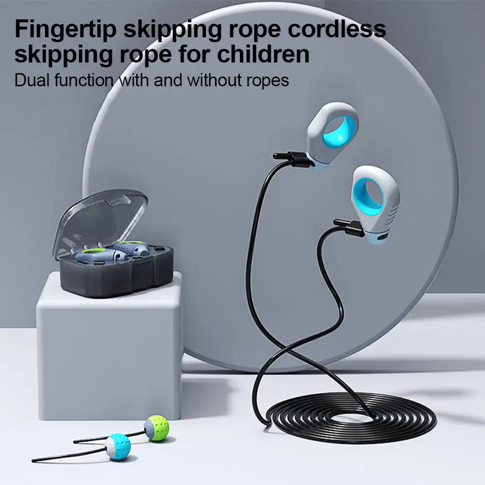 

Портативная скакалка, регулируемая Беспроводная Скакалка для фитнеса, тренажерного зала, домашнего спортивного оборудования