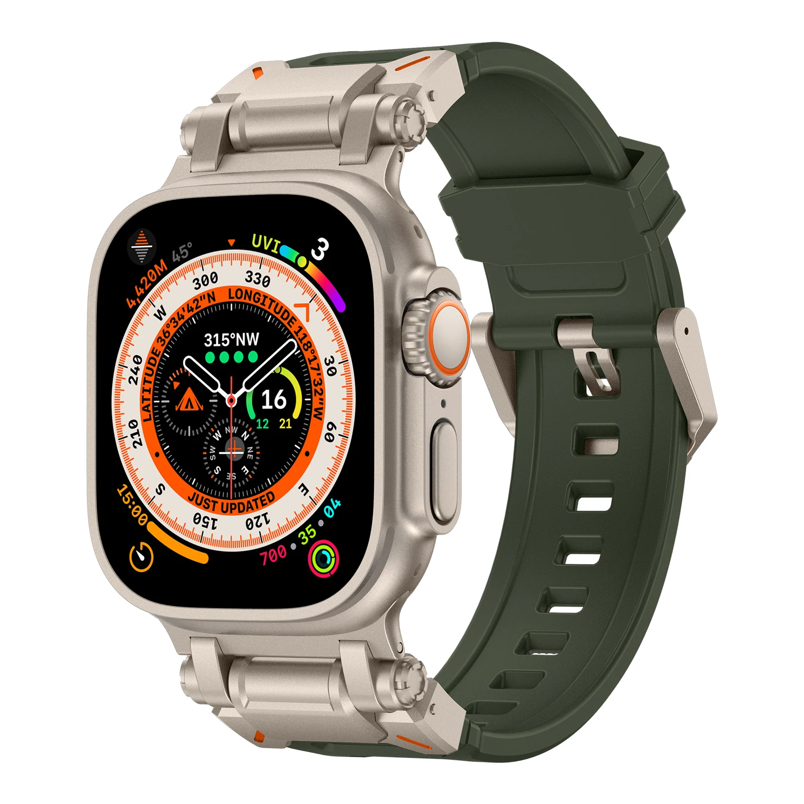  ġ  Ʈ, Ʈ 2, 49mm , TPU Ʈ Ǹ, ߿ , ̿ġ ø 9, 8, 7, SE, 45mm, 44mm ׼