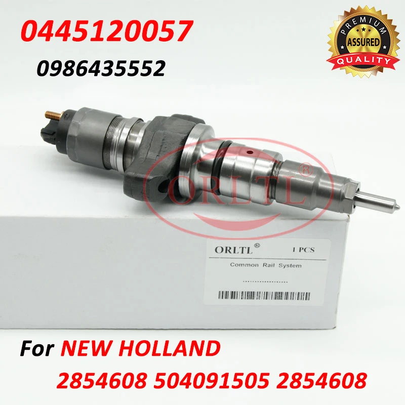 

For New Holland W170B D150B 2854608 504091505 2854608 Diesel Injector 0445120057 Fuel Nozzle 0 445 120 057 OEM 0986435552