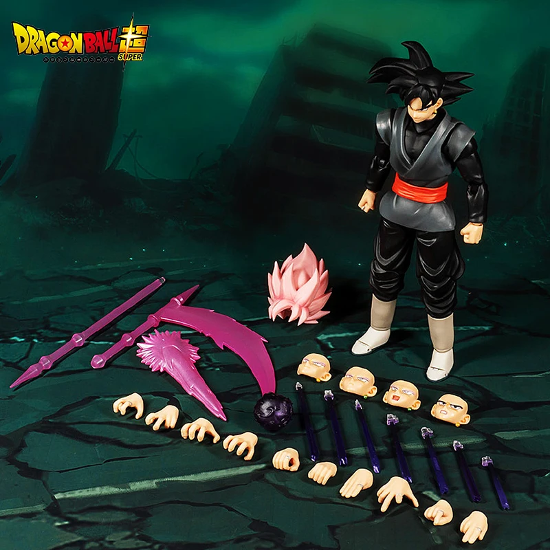 

In Stock Dragon Ball Demoniacal Fit Df Shf Chosen Ones Black Goku Action Figure Toy Model Gifts for Kid