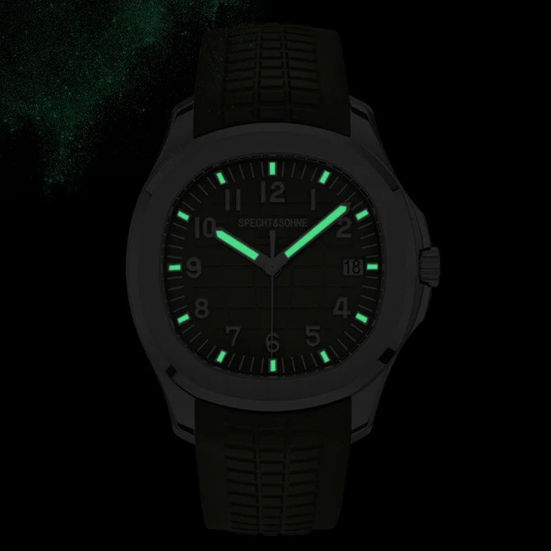 2025 Luxury Specht&Sohne Automatic Watches For Men Rubber Strap Miyota 8215 Movt Classic Sport Wrist Watch Relogio Masculino mechanical watch