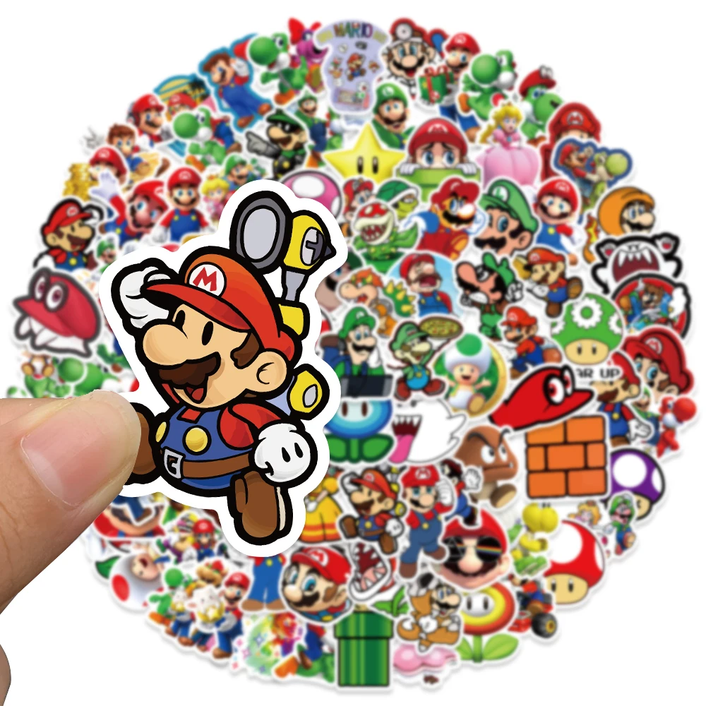 10/50/100PCS Cartoon Game Character  Stickers Motorcycle Luggage Guitar Skateboard Cool Graffiti Sticker for Kid Decal Toys Gift