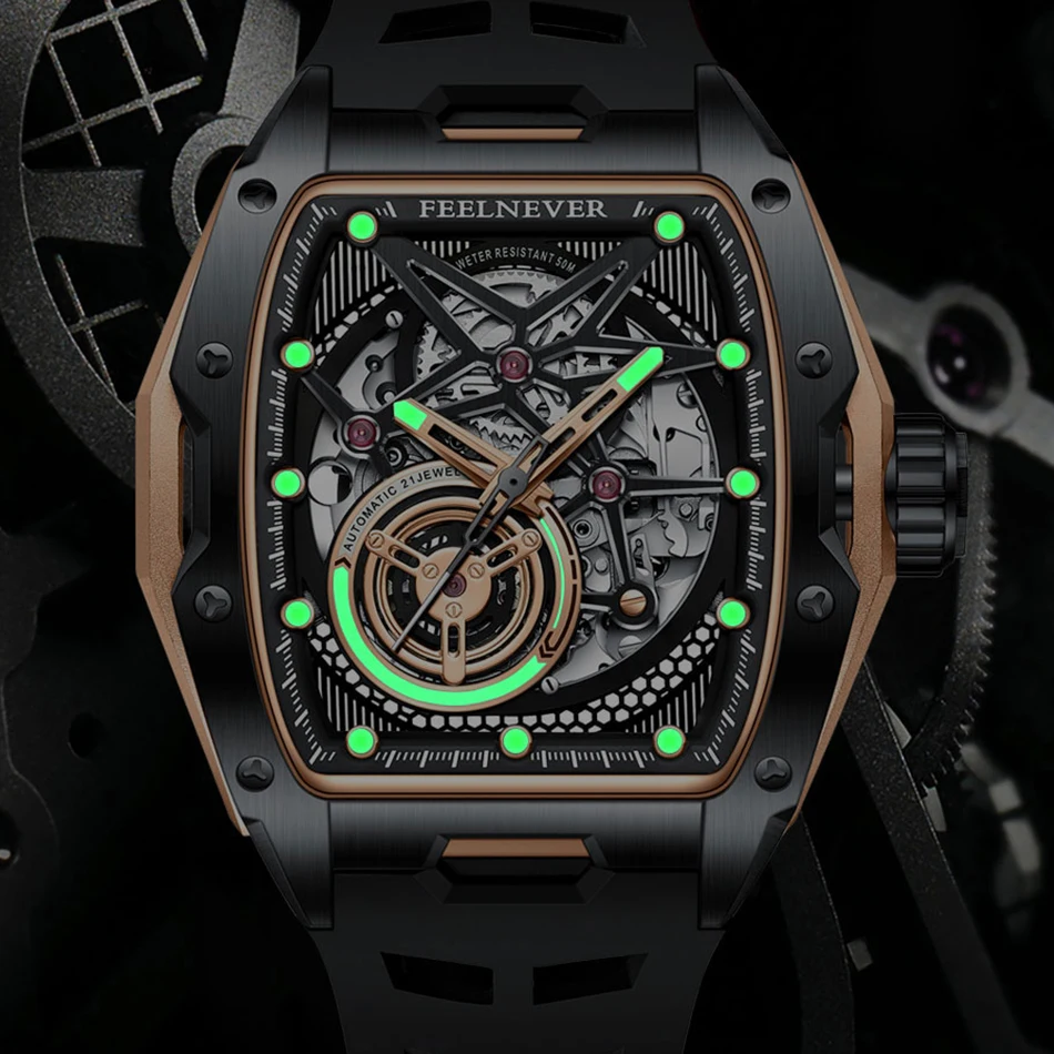 LIGE New Men's Watch Seiko Movement Watch Sapphire Glass Fireproof Waterproof Men's Business Watch Automatic Men Watches Reloj