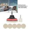 Car Windscreen Glass Scratch Remover 100g Cerium Oxide Powder Polishing Kit Wheels Set Polish Pads Glass Polishing Tool 2