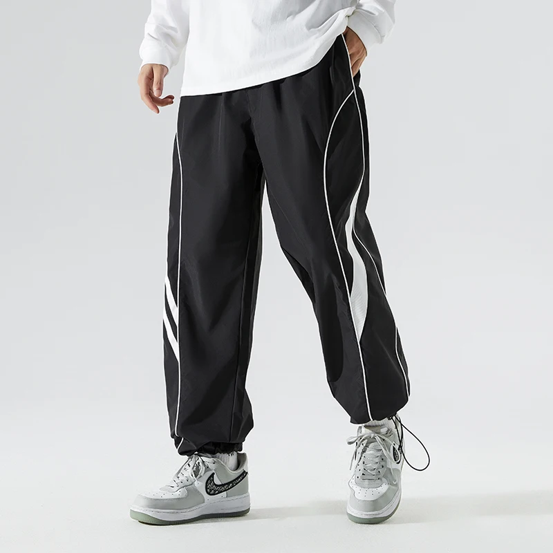New Men's Loose Quick Dry Wide Leg Straight Leg Casual Pants Breathable Outdoors Sports and leisure commuting style pants