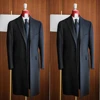 Simple Classic England Style Cotton Overcoat Men Thick Custom Made Single Breasted Pocket Coat Casual Winter Warm Jacket 1