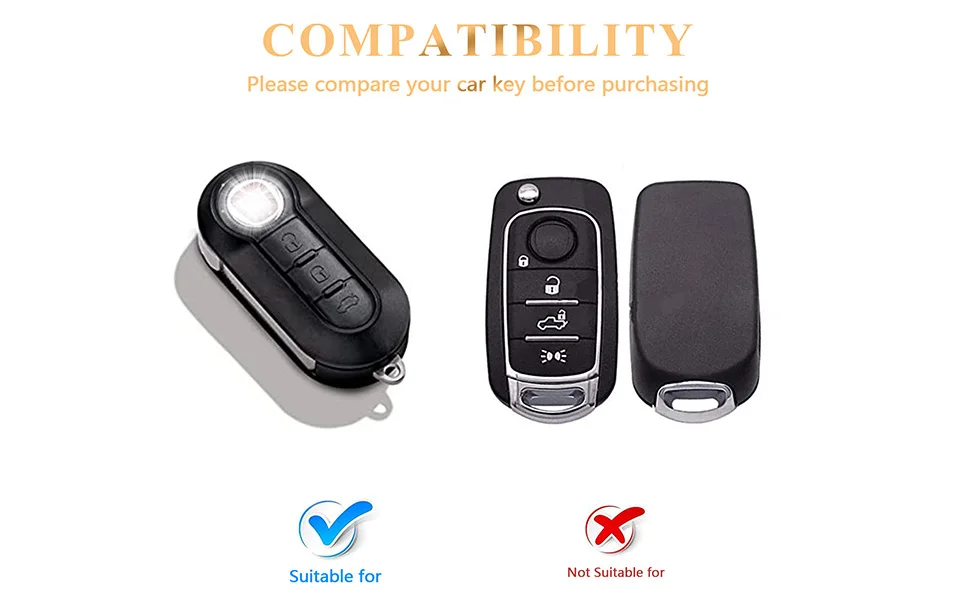 Für Fiat 500 Schlüsseletui für Panda Punto Bravo Doblo Peugeot Boxer Citroen Relais Fiat Ducato Lancia Musa TPU Autoschlüssel Shell Cover Fob – Detail 8