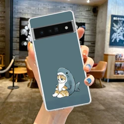 Adorable Cat - Themed Shockproof Transparent Silicone Phone Case Cover - Pixel  4XL (B1)