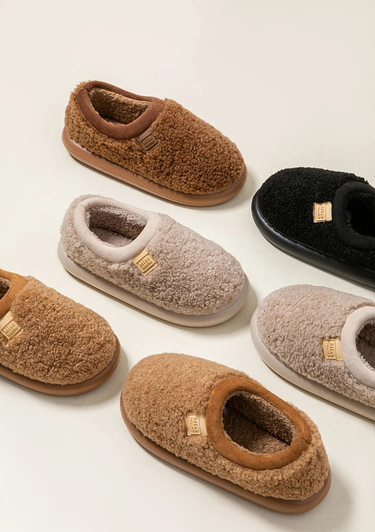 Cozy Fleece-Lined Slippers for Women